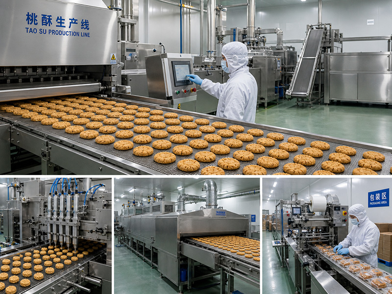 桃酥生產(chǎn)線核心設(shè)備清單與產(chǎn)能配置方案